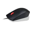 Lenovo Essential - Mus - høyre- og venstrehåndet - optisk - 3 knapper - kablet - USB - svart