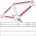 Zéfal Spare part Skin Armor - L High resistance frame protection against impacts and scratches, easy to install, resists to ripping, UV light and