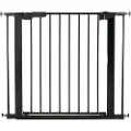 BabyDan Premier Sikkerhetsgrind med 2 forlengere, sort, 86-93,3 cm