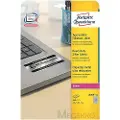 Avery Heavy Duty Laser Labels - Polyester - sølv - 45.7 x 21.2 mm 960 etikett(er) (20 ark x 48) merkelapper