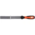 Bahco ERGO 4-152-08-2-2, Fil, Flate mapper, 2. kutt, Metall, Plast, Tre, Plast, Sort, Oransje