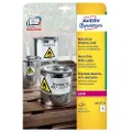 Avery Heavy Duty Laser Labels - Polyester - permanent selv-adhesiv - hvit - 99.1 x 67.7 mm 160 etikett(er) (20 ark x 8) film