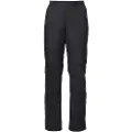 Vaude Women's Drop Pants II, regnbukser, dame, svart