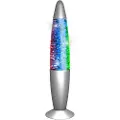 Partyfunlights glitterlampe med LED - 34 cm USB