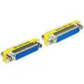 DeLOCK Adapter Sub-D - Seriell- / parallell-hann-hunnveksler - DB-25 (hunn) til DB-25 (hunn)
