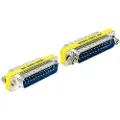 DeLOCK Adapter Sub-D - Seriell- / parallell-hann-hunnveksler - DB-25 (hann) til DB-25 (hann)