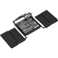 24hShop Batteri til bærbar PC for Apple Macbook Pro 13" 2016, Macbook Pro 13" 2017 og andre.