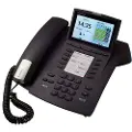 AGFEO ST 45, Analog telefon, 1000 oppføringer, Ringe-ID, Sort