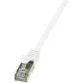 Logilink 0.25m Cat.6 F/UTP, 0,25 m, Cat6, F/UTP (FTP), RJ-45, RJ-45, Hvit