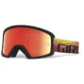 Giro BLOK orange heatwave goggles (AMBER colored glass xx% S3 + Transparent glass 99% S0) fixing under skidding +10 skidding (NEW)