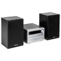Panasonic SC-PM254 - Mikrosystem - 2 x 10 watt - sølv