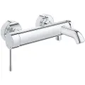 GROHE Essence, Badekar og dusj, Kran-håndtak, Metall, 1/2, Kromfarget