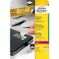 Avery Anti-tamper Label - Polymer - hvit - 29.6 x 63.5 mm 540 stk (20 ark x 27) merkelapper