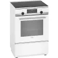 Siemens iQ500 HL9S5E020U - Komfyr - frittstående - bredde: 60 cm - dybde: 60 cm - høyde: 90 cm - med selvrens - hvit