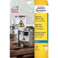 Avery Etiketter Avery A4 (210x297 mm) hvit polyester - (10 ark)