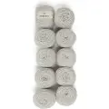 Adlibris 10-pk Felting Wool 100 g Light Grey Melange A113