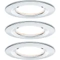Paulmann 934.63, 3 ampuller, LED, 19,5 W, 460 lm, Kromfarget