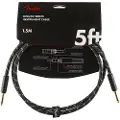 Fender Deluxe 5 Fot Lang Rett Instrumentkabel Svart Tweed