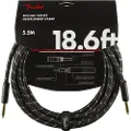 Fender Deluxe 186 Fot Lang Rett Instrumentkabel Svart Tweed