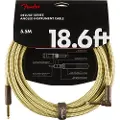 Fender Deluxe 186 Fot Lang Rett/Vinklet Instrumentkabel Tweed