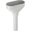 Geberit Drypkop PP 40mm oval hvid