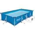Bestway Rektangulært Basseng Med Renseanlegg Cm 400x211x81 Cm