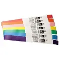Zebra Z-Band Splash - Oransje - 25.4 x 254 mm 350 etikett(er) (1 rull(er) x 350) vannbestandig armbåndsetikett - for LP 2824 Plus