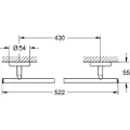 GROHE Allure Brilliant hk.krok - håndklekrok 40459001
