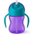 Philips AVENT SCF796/02 Kopper med sugerør, 9 måned(er), Blå, Lilla, Indonesia, 200 ml, 1 stykker, 1 stykker