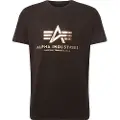 Alpha industries Basic Foil Print Kortarmet T-skjorte