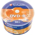 Verbatim - 50 x DVD-R - 4.7 GB (120 min) 16x - matt sølv - spindel