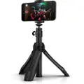 IK Multimedia iKlip Grip Pro Selfie stick 9.1 cm 1/4 tomme Sort Bluetooth