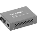 TP-LINK MC111CS - Fibermedieomformer - 100Mb LAN - 10Base-T, 100Base-FX, 100Base-TX - RJ-45 / SC-enkeltmodus - opp til 20 km - 1550 (TX) / 1310 (RX) nm