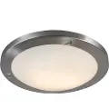 QAZQA Moderne taklampe stål 41 cm IP44 - Yuma