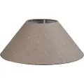 QAZQA Linskjærmslampe grå 40/15/16