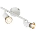QAZQA Moderne spotlight hvit tiltbar 2-lys - Jeany