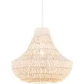QAZQA Retro pendellampe hvit 50 cm - Lina Cono 50