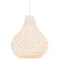 QAZQA Skandinavisk pendellampe hvit 45 cm - Lina Drop