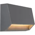 QAZQA Moderne utendørs vegglampe mørkegrå inkl. LED IP65 - Sandstone 2