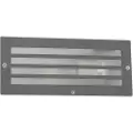 QAZQA Moderne innfelt lampe mørk grå IP44 - Hurricane