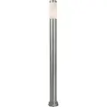 QAZQA Moderne utelampe stolpe stål 110 cm IP44 - Rox