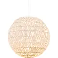 QAZQA Retro-pendellampe hvit 40 cm - Lina Ball 40