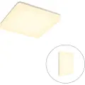 QAZQA Moderne kvadratisk taklampe inkl. LED - Plater