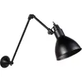 QAZQA Industriell vegglampe sort justerbar - Wye