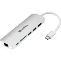 Sandberg USB-C Dock HDMI+LAN+SD+USB100W