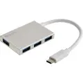 Sandberg USB-C til 4 xUSB 3.0 Hub, White