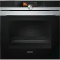 Siemens iQ700 HS658GXS1 - Ovn - med dampfunksjon - innebygd - fordypning - bredde: 56 cm - dybde: 55 cm - høyde: 58.5 cm - med selvrens - Klasse A+ - rustfritt stål