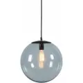 QAZQA Art Deco Hengelampe Grå 35 cm - Pallon