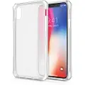 Itskins Spectrum Clear - Baksidedeksel for mobiltelefon - termoplast-polyuretan (TPU) - gjennomsiktig - for Apple iPhone X, XS
