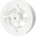 Fresh Ventilator Klimat K7, 7 funktionsvalg for kontinuerlig/manuel drift, selvjusterede fugtsensor el. PIR-sensor. Luftmgd. 40-110 m³/h.